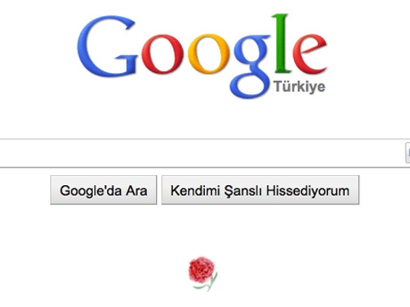 Google, Ata'yı karanfille anıyor