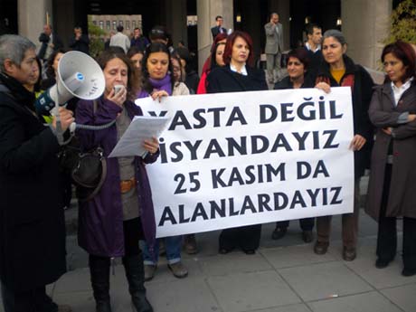 'Erkek devlet şiddetine son'