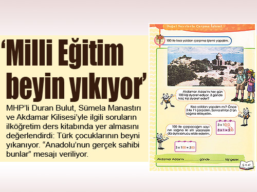 Milli Eğitim beyin yıkıyor