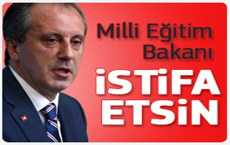 Milli Eğitim Bakanı istifa etmeli