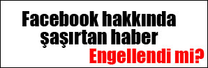 Facebook'a erişim engellendi