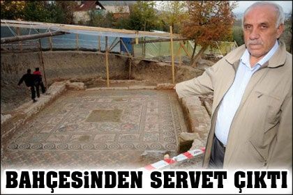 Bahçesinden servet çıktı