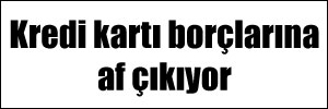 Kart borçlusuna taksit geliyor