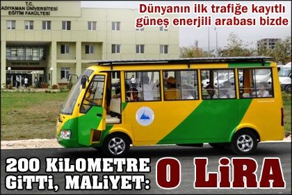 Türkiye'nin ilk güneş enerjisi ile çalışan aracı seri üretime hazırlanıyor