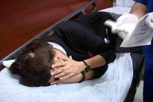 Başına saçma isabet eden kız öğrenci yaralandı