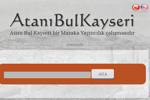 Atanı internetten bul!