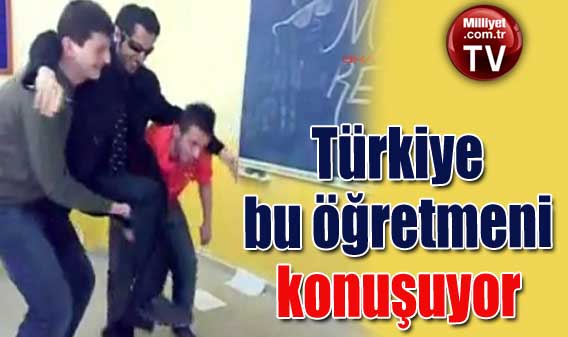 Öğrencilerine matematiği böyle öğretiyor