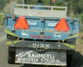 Kamyon yazıları tarih oldu