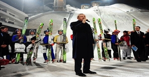 Erdoğan öğrencilere hitap ediyor