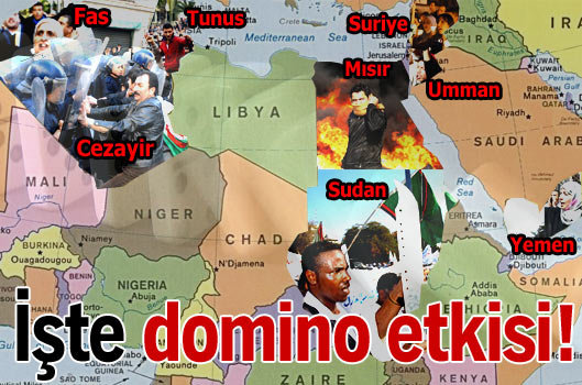 İşte domino etkisi!