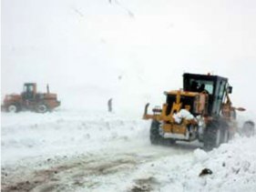 Çok fena kar geliyor!