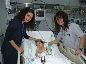 8.5 kiloluk Çiğdem'e 150 kiloluk yapay