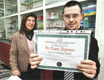 Down sendromu engel olmadı