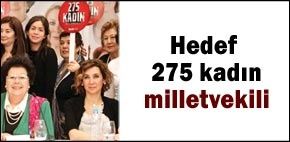 Hedef: Yarısı kadın Meclis