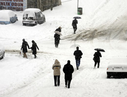 Ankara böyle kar fırtınası görmedi