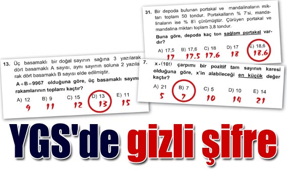 YGS İÇİN SÜRPRİZ İDDİA