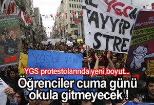 ÖĞRENCİLER CUMA GÜNÜ OKULA GİTMEYECEK