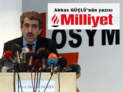 ÖSYM'DEN MÜTHİŞ İTİRAFLAR!..
