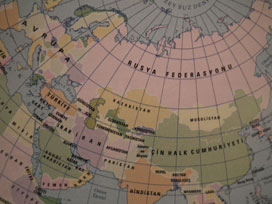 Ders kitabı atlaslarında Filistin ve Kudüs yok