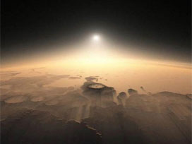 Mars'ta bolca kuru buz bulundu!