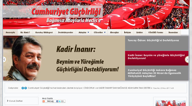 Kadir İnanır'dan Perinçek'e destek