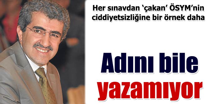 ÖSYM: Adı ve kanunu değişti onun bile farkında değil