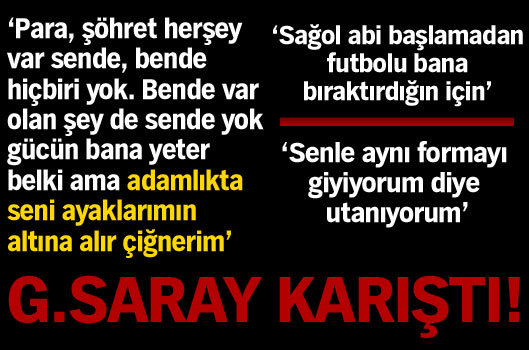 Galatasaray'da Cem Sultan - Servet Çetin gerginliği sürüyor!