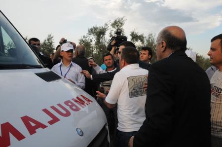 Arınç'ın konvoyunda rezillik