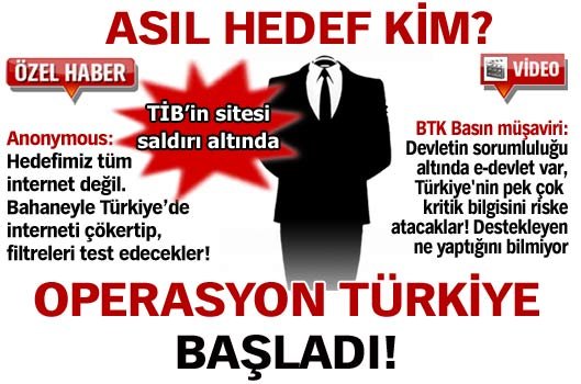 Operasyon Türkiye başladı!