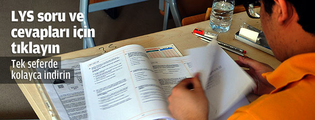 LYS-4 Sosyal Bilimler Sınavı soru ve cevapları için tıklayın