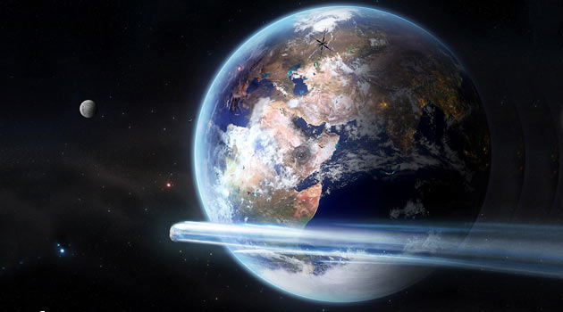 Göktaşı dünyayı 'teğet geçti'