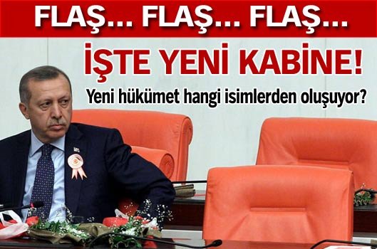 İşte yeni kabine