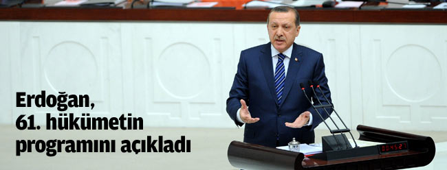 Başbakan Hükümet Programı'nı açıkladı