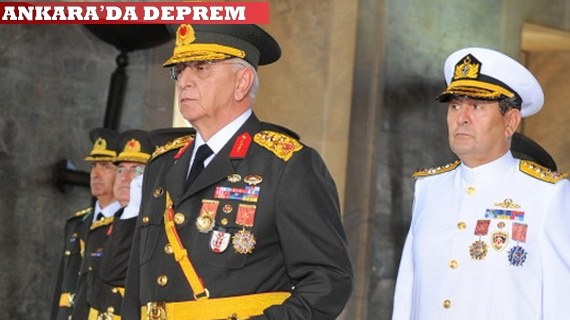 Genelkurmay Başkanı ve kuvvet komutanları emekliliklerini istedi