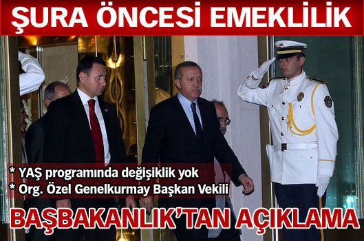 Başbakanlık'tan açıklama