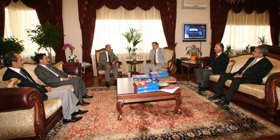 Milli Eğitim Bakanı Ömer Dinçeri Makamında Ziyaret Ettik