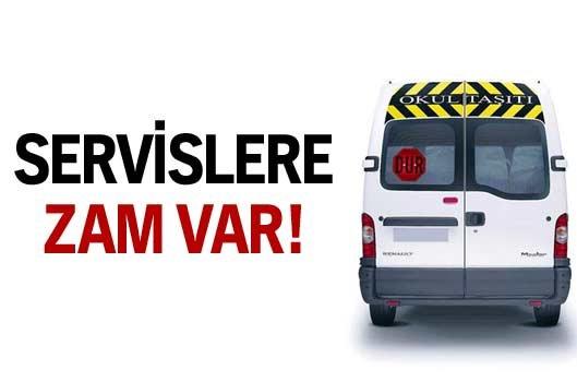 Servis ücretlerine de zam!