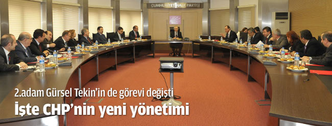 İşte CHP MYK'daki değişiklikler