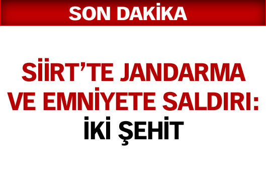 Siirt'te terör saldırısı