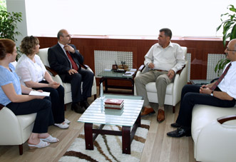 MEMUR DERNEKLERİ FEDERASYONUNUN ZİYARETİ