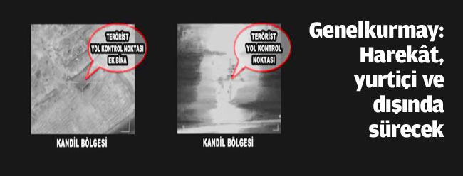 Genelkurmay: Harekât, yurtiçi ve dışında sürecek