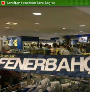 Fenerbahçe'ye taraftarından büyük destek