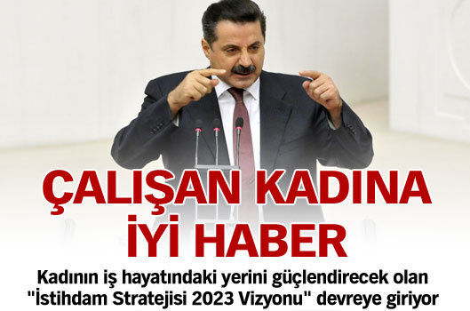 Çalışan kadına iyi haber