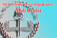 MEB Teşkilat Yasası(3): Mali haklar