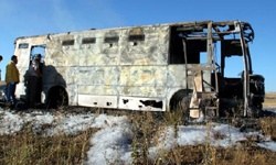 Cezaevi aracında yangın: 5 mahkum öldü