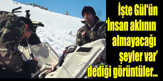 Kayıp cihazları askerler sökmüş