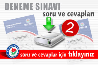 Eğitim-Bir-Sen Müdürlük ve Müdüryardımcılığı Deneme Sınavları 2
