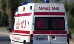 Radara kızdı ambulansı bırakıp gitti