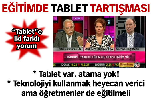Tablet var, atama yok!