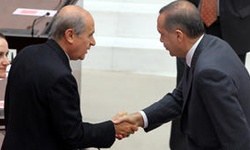 Bahçeliden Erdoğana taziye ziyareti